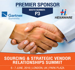 Gartner sourcing & strategic vendor relationships summit 2016 Hexaware